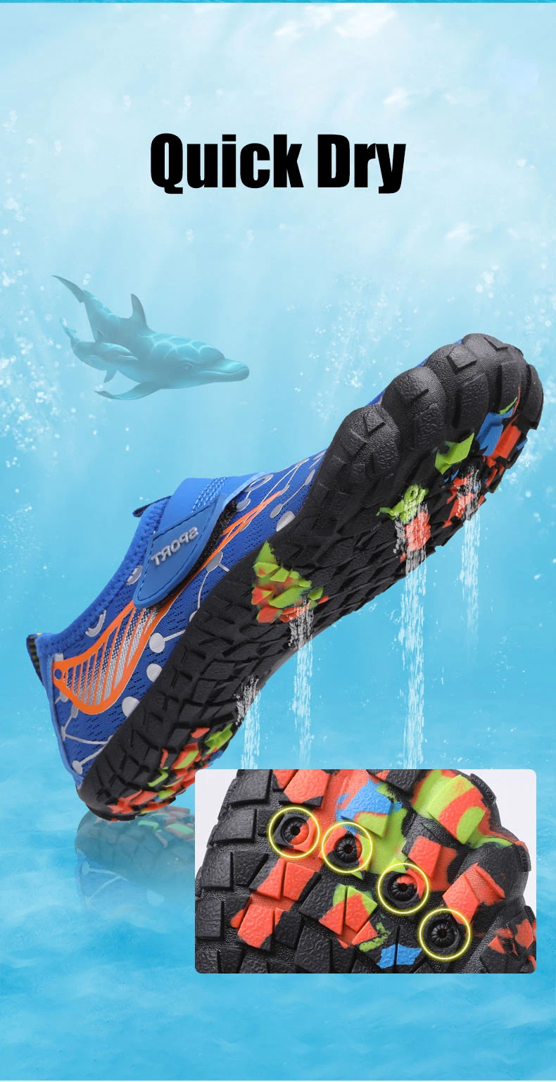 Quick Dry Kids Beach Walking Barefoot Shoes for Water Sports for Boys Girls