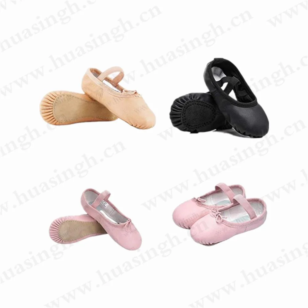 Ywq, Full Leather Lining Children Baby Size Comfy Ballet Shoes Popular in USA Market Hsd001