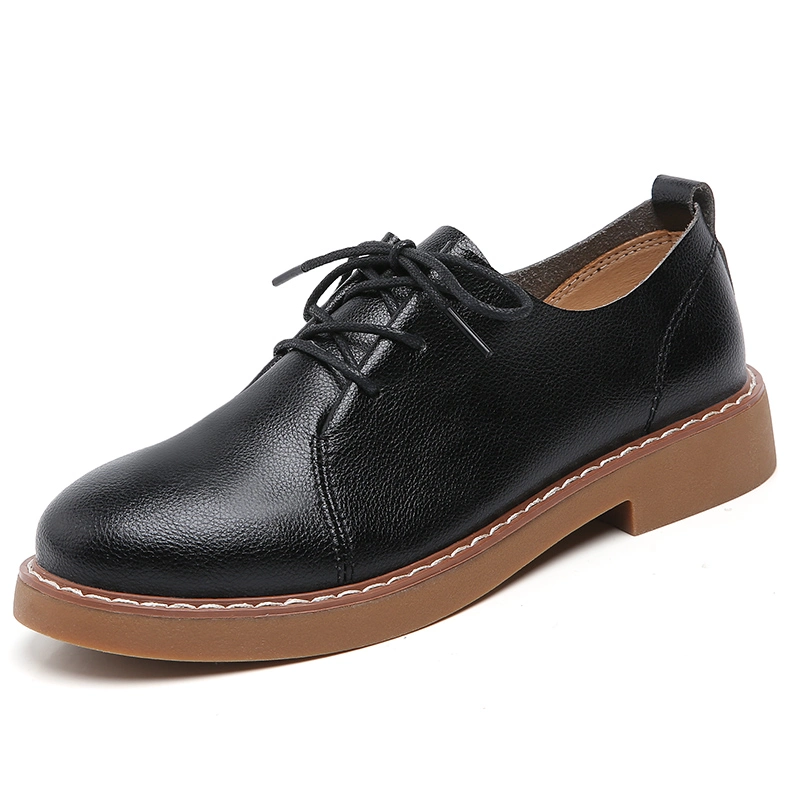 American Vintage Lace-up Loafers for Ladies