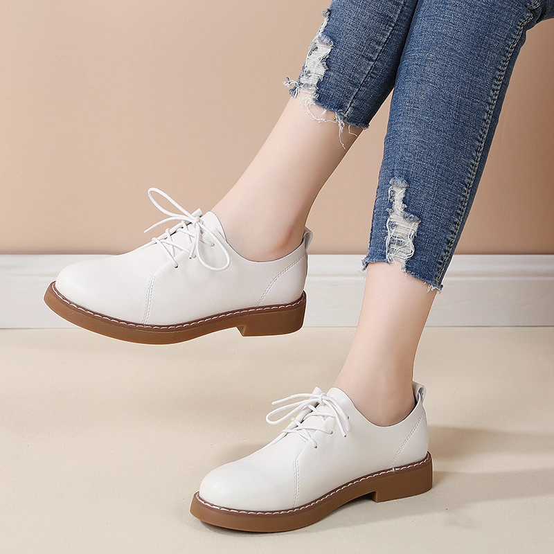 American Vintage Lace-up Loafers for Ladies