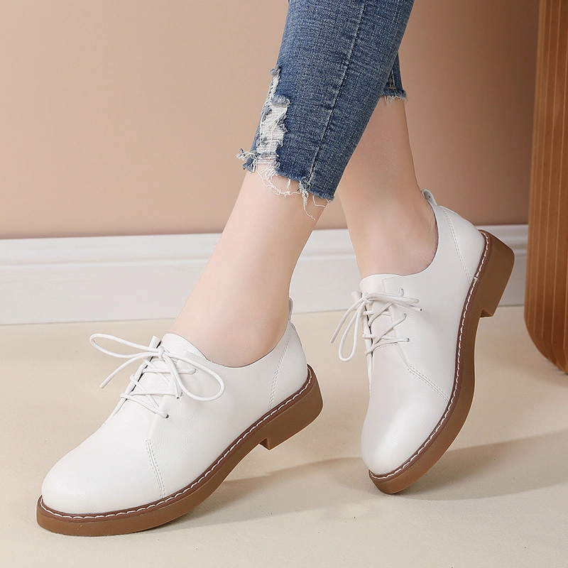 American Vintage Lace-up Loafers for Ladies