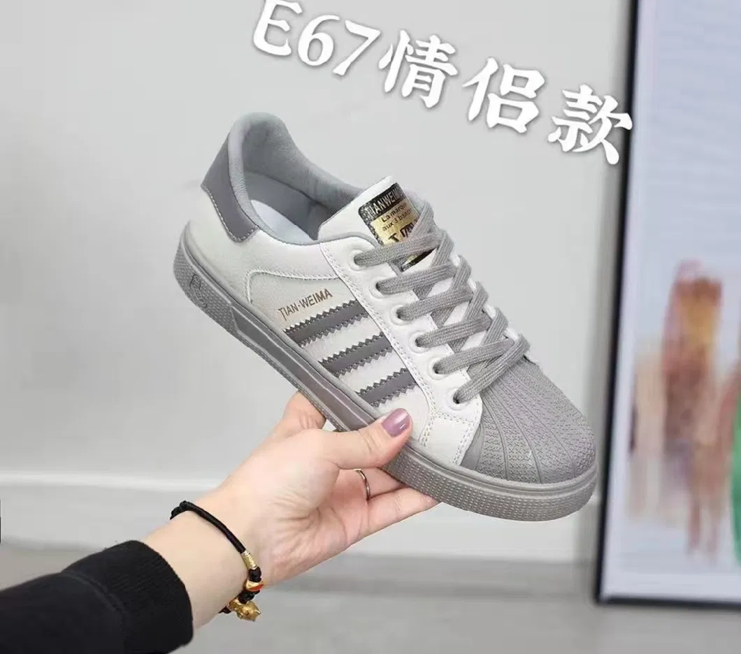 2024 Factory Supply Footwear Brand Leisure Shoes, Wholesale Women Casual Stock Shoes, Athletic Fashion Sport Shoes Men Sneakers