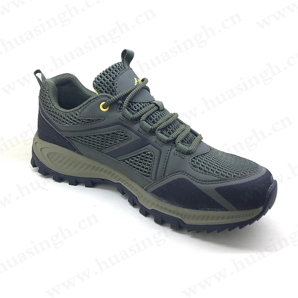 Zh, China Factory Wholesale Men /Women Durable Outdoor Hiking Shoes Strong Anti-Slip Multi-Color Shockproof Running Shoes HSS418