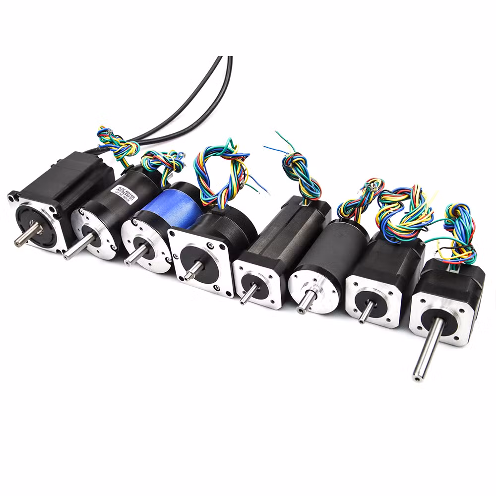 12V 24V NEMA 8 11 17 23 24 34 42 52 Mini Micro Ball Screw Linear Geared Closed Loop Stepper Step Stepping Motor Motors with Planetary Gearbox / Brake / Encoder