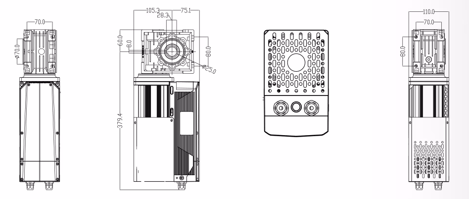 High-Speed Servo Motor for Rapid Door Automation