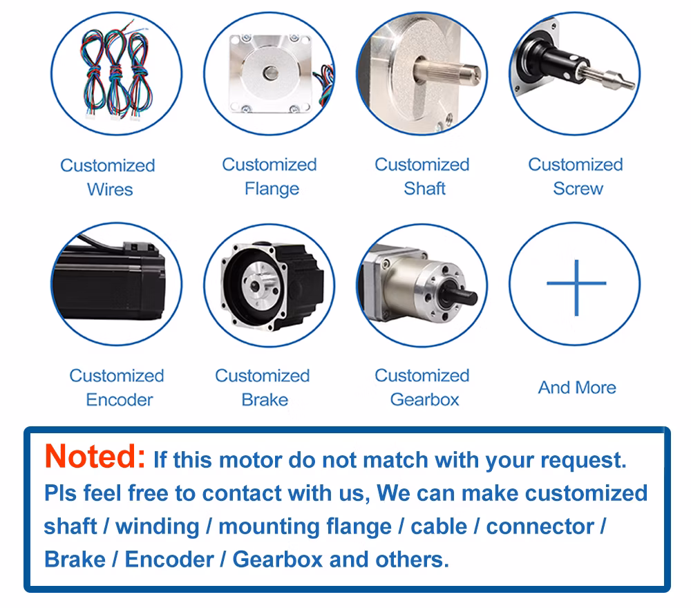 12V 24V NEMA 8 11 17 23 24 34 42 52 Mini Micro Ball Screw Linear Geared Closed Loop Stepper Step Stepping Motor Motors with Planetary Gearbox / Brake / Encoder