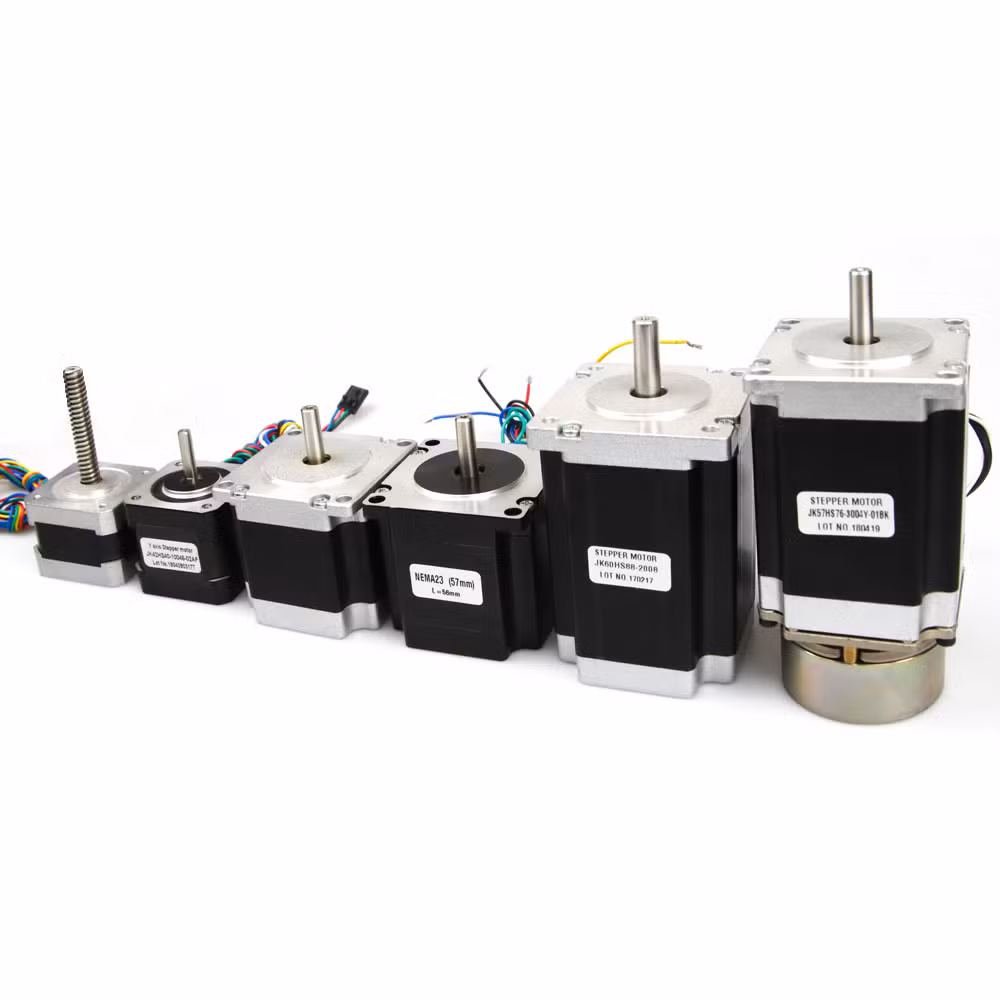 12V 24V NEMA 8 11 17 23 24 34 42 52 Mini Micro Ball Screw Linear Geared Closed Loop Stepper Step Stepping Motor Motors with Planetary Gearbox / Brake / Encoder