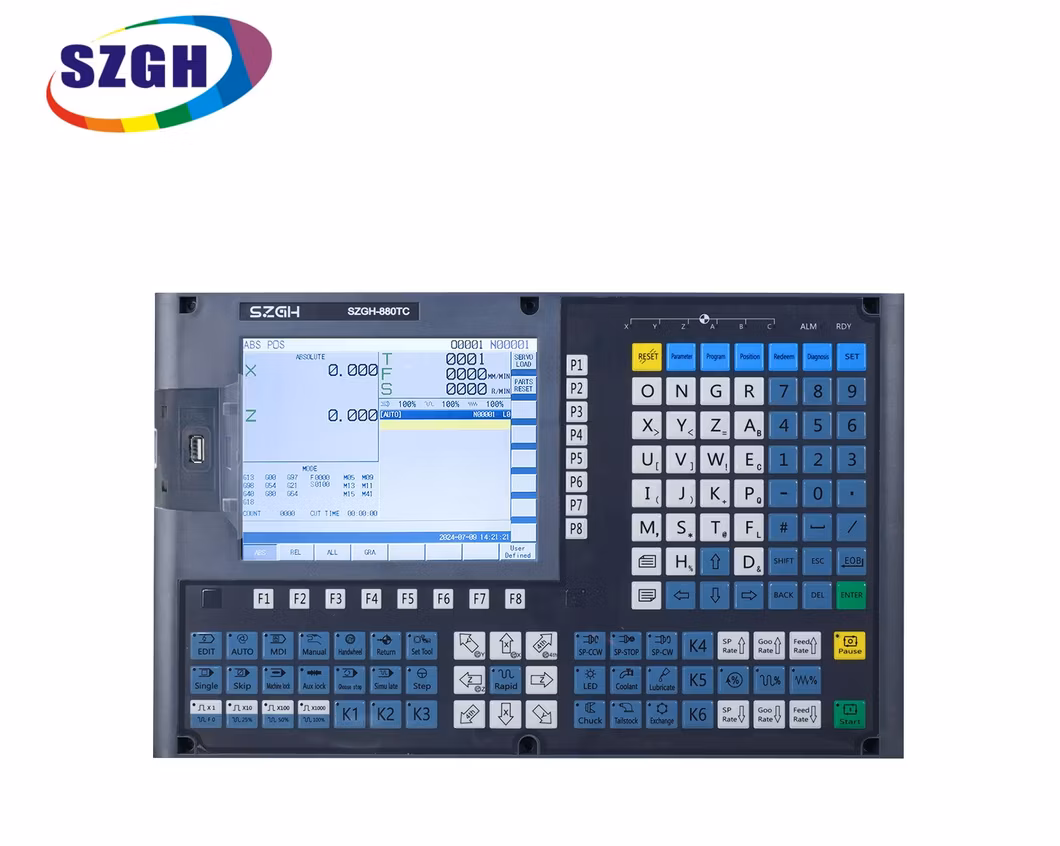 Low cost Cheap SZGH 2-6Axis Similar as linux CNC Lathe Controller Mini lathe cnc Controller