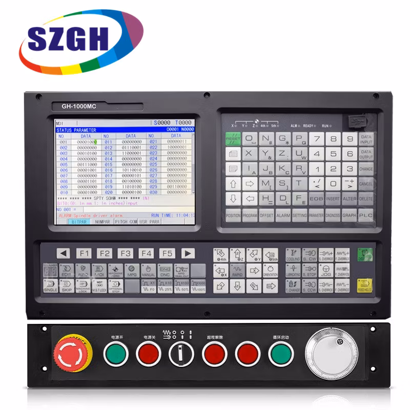 Szgh 3 Axis 4 Axis CNC Controller / CNC System with Open PLC for Milling Machine