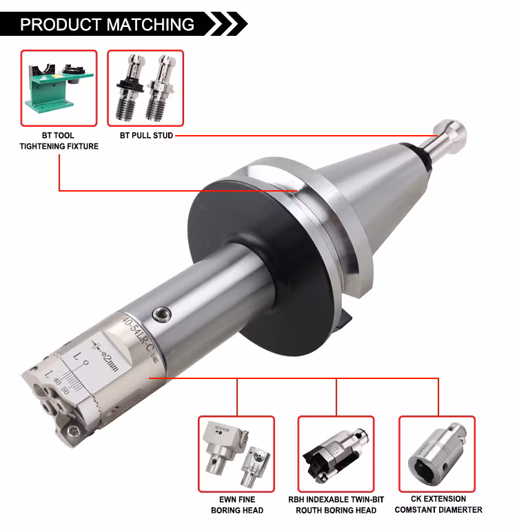 Bt30-Ck Boring Tool Boring Head Shank for CNC Boring Machine