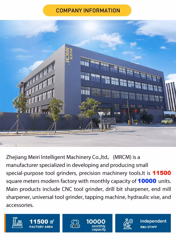 Mr-X1 Mrcm Precision Portable End Mill Sharpener and Efficiency, End Mill Cutter Grinder