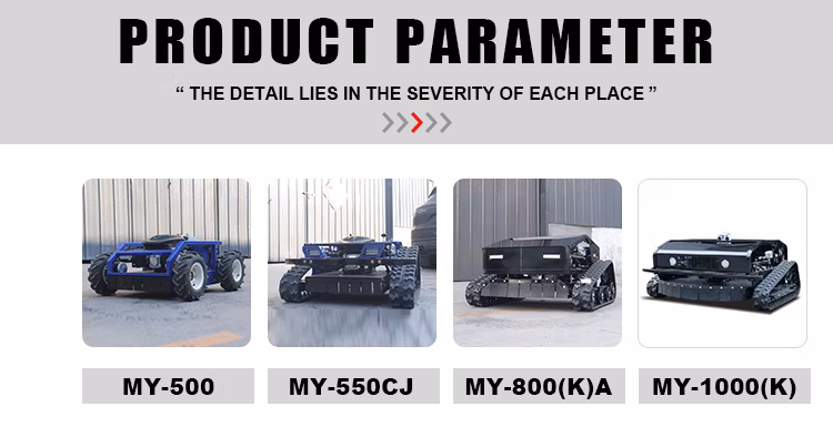 High Quality Multifunctional Gasoline Engine Remote Control Lawn Mower