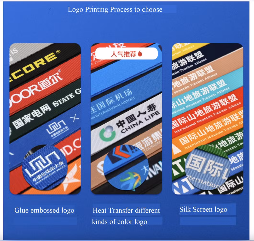 Custom Short Printed Wrist Rope Cartoon Webbing Heat Transfer Polyester Anti-Loss Keychain Sling Mobile Phone Sling Short
