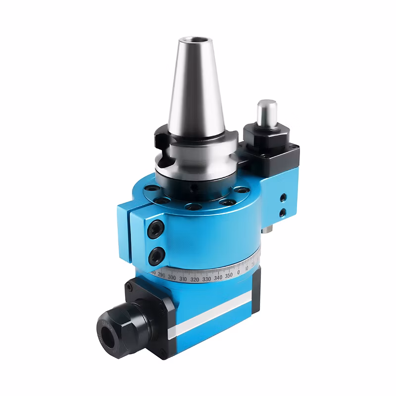 CNC Bt30 Bt40 Bt50 90 Degree Offsed AG90-Er40 Horizontal Right Angle Milling Head Tool Holder for CNC Machining Center