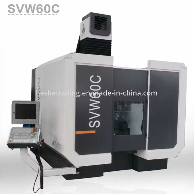 Vertical 5 Axis CNC Milling Drilling Metal Cutting Lathe Machine Tool
