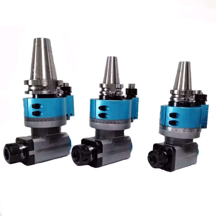 CNC Bt30 Bt40 Bt50 90 Degree Offsed AG90-Er40 Horizontal Right Angle Milling Head Tool Holder for CNC Machining Center