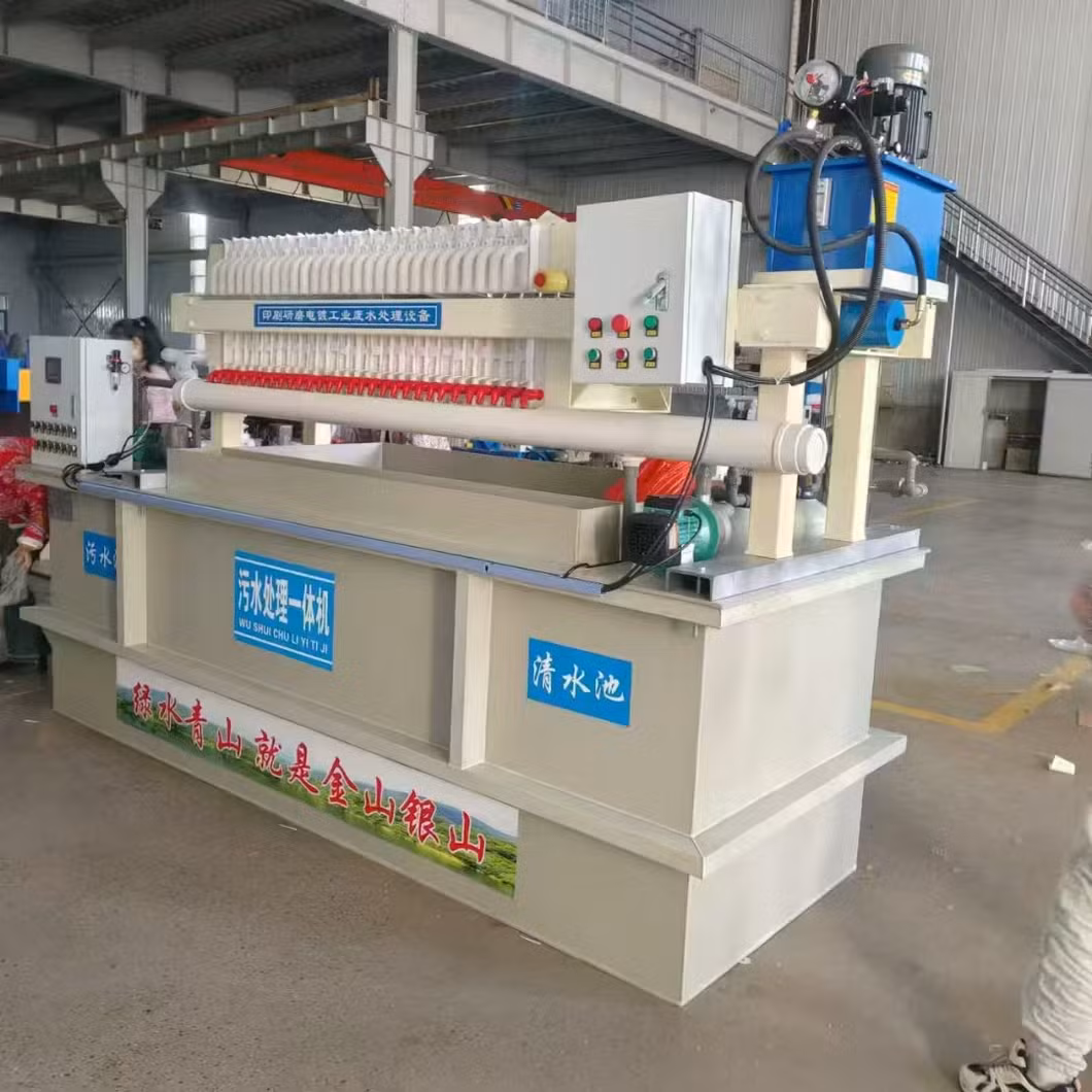 Industrial Waste Water Treatment Raise Automatic Pulling Board Plate Frame Filter Press