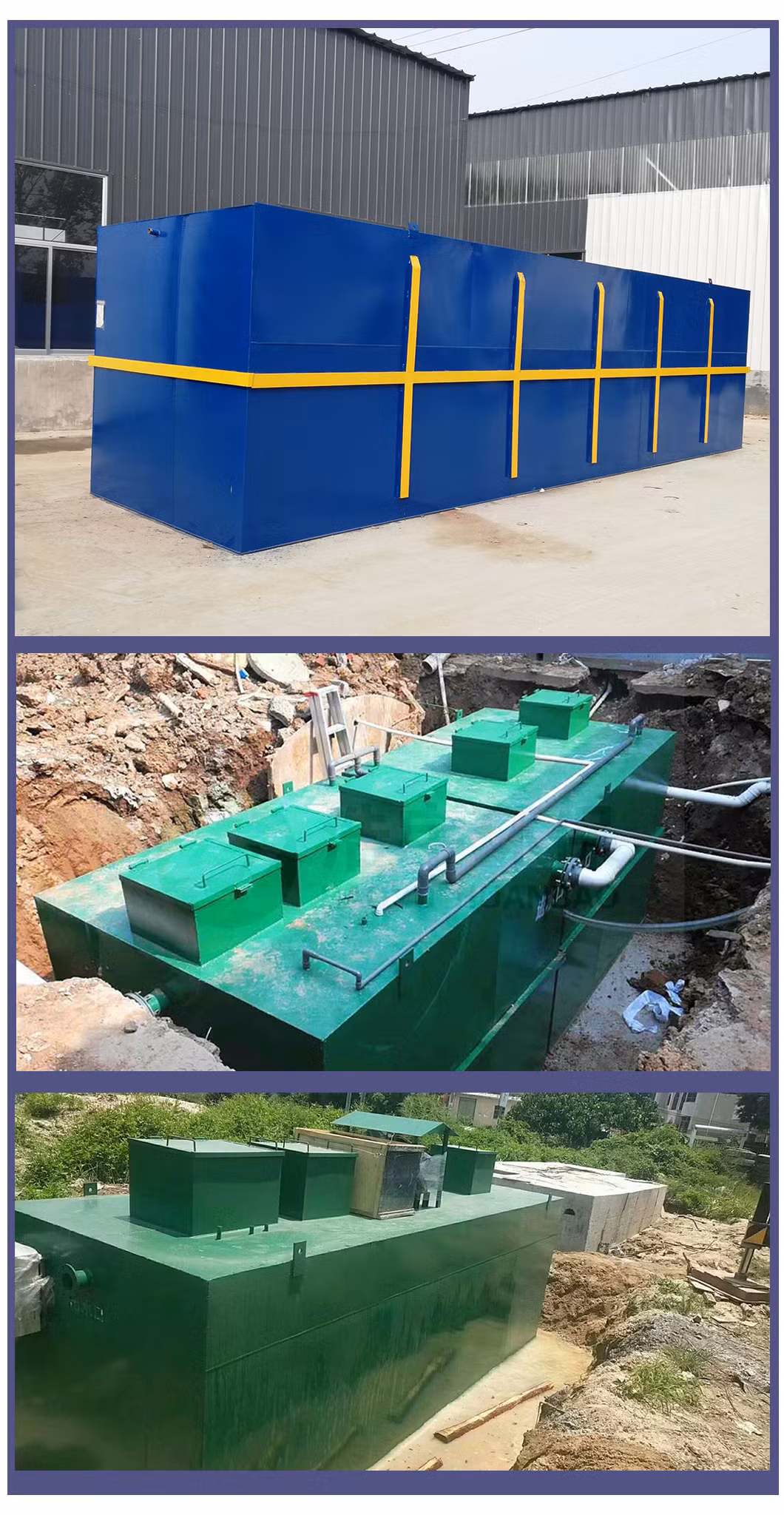 Hotel/Scenic Area Wastewater Treatment Plant Equipment Mbbr Wastewater Treatment Equipment