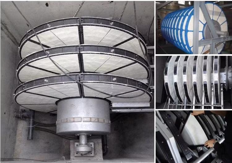 China Famous Automatic Qkzp Micro Mesh Filter Device Rotary Disc Filter Screen for Sewage Wastewater Treatment Filtration
