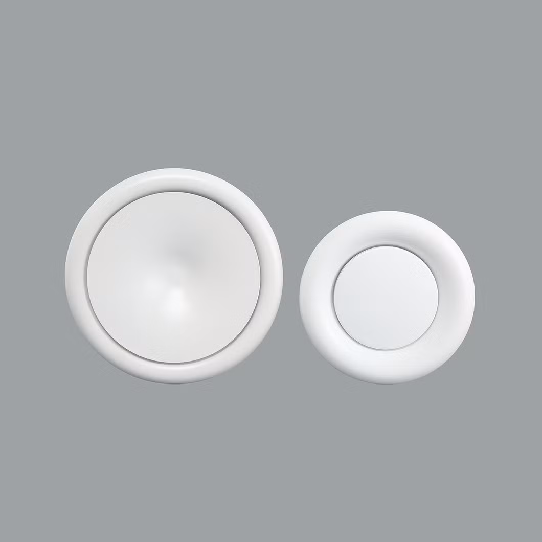 Metal Exhaust Air Ceiling Disc Valve Round Diffuser