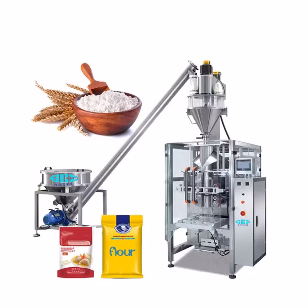 Automatic 5-5000g Black Pepper Auger Dose Filler White Salt Powder Dosing Filling Packing Machine