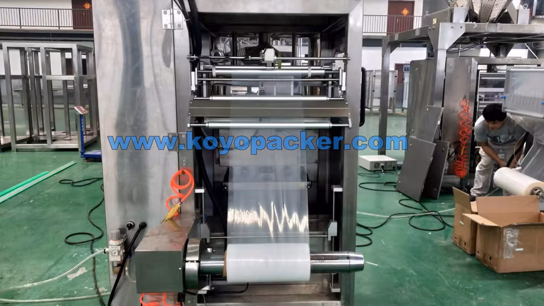 Automatic 100g 500g 1kg Salt Packing Machine Dosing by Volumetric Cup Filler Can Be with Secondary Bag Baler Machine