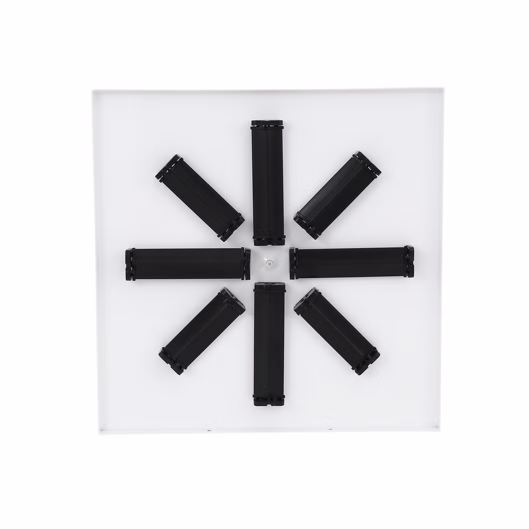 4 Way Ceiling Iron Ventilation System Square Diffuser Air Adjustable Swirl Diffuser