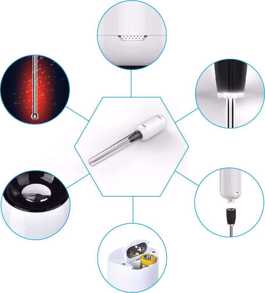 Air Pressurized Portable Electric Wine Dispenser Aerator