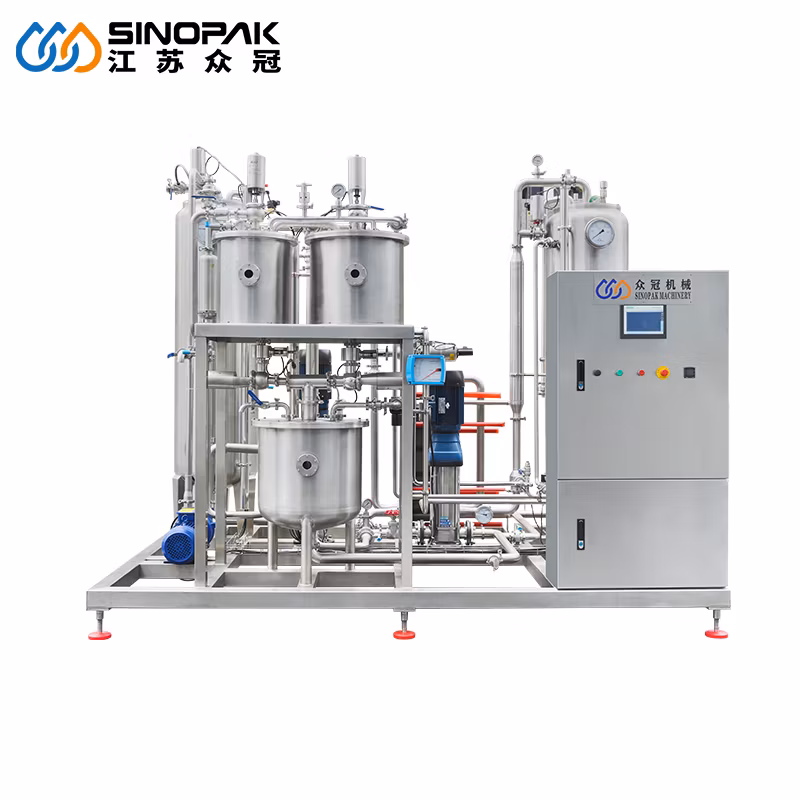 Automatic CSD Beverage Soda Carbon Dioxide Carbonated Liquid Filling Dosing Mixer Machine