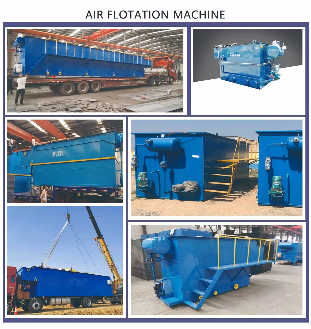 Manufacturer Factory Supplier Industry Daf Wastewater Treatment Plant Machinery Sewage Dissolved Air Flotation System