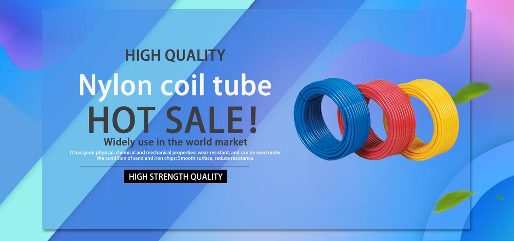 Corrosion Resistance Nylon Tubes and Coils Trailer Pneumatic Flex Coil Air Hose Pipe for Trucks Sale
