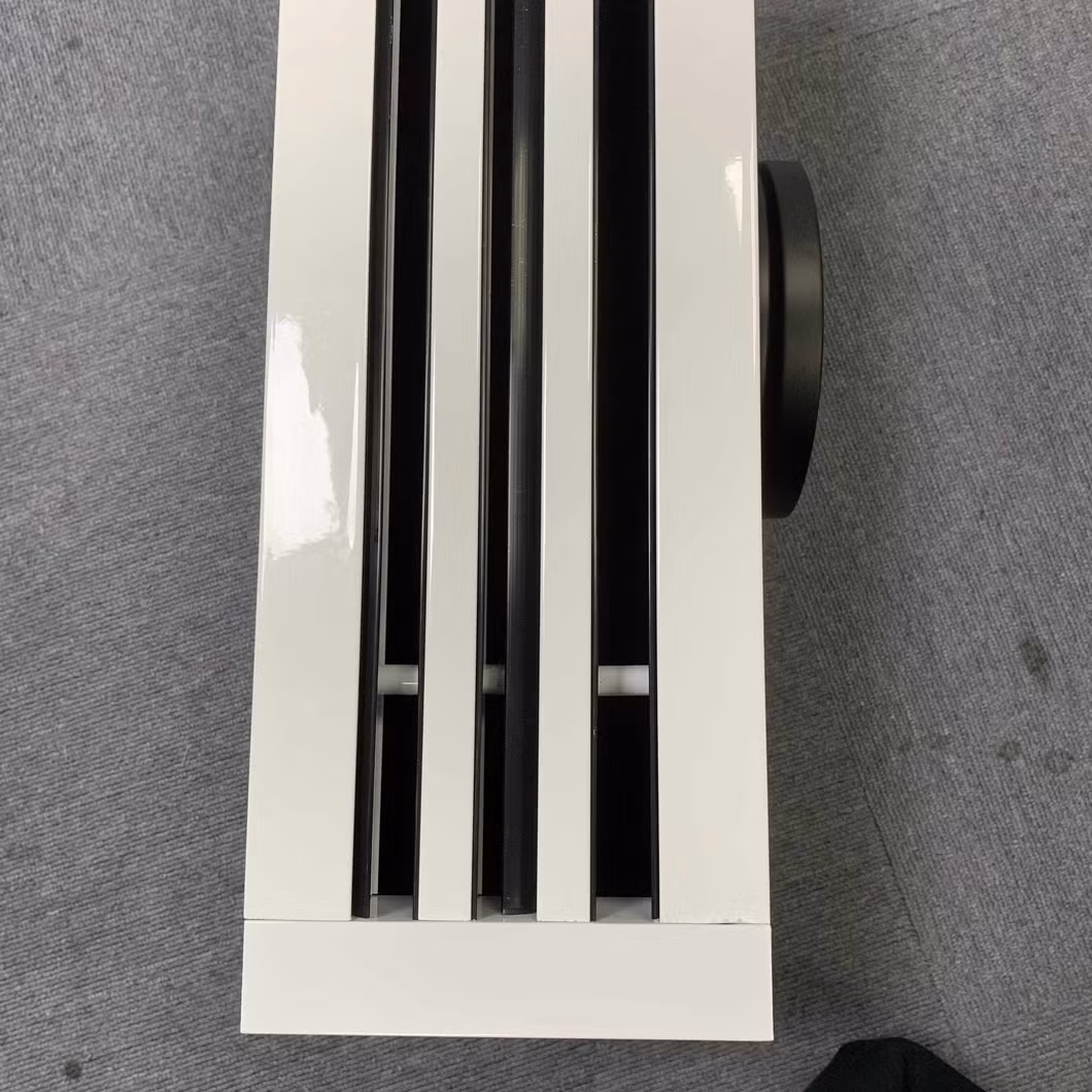 Aluminum Ceiling Air Diffuser Linear Slot Diffuser with Adaptor Dia. 200