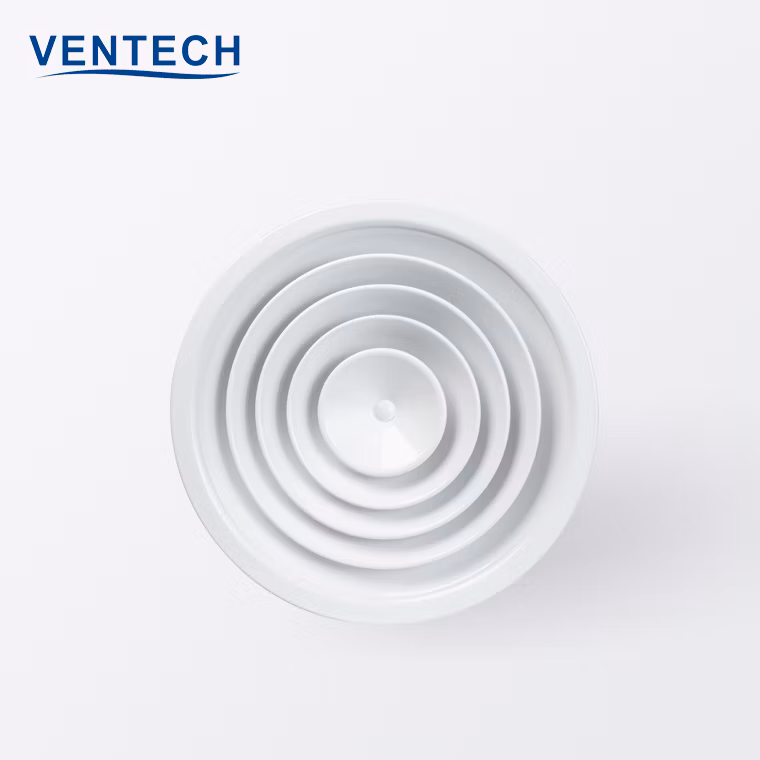 HVAC Aluminum China Factory Round Ceiling Diffuser with Air Damper
