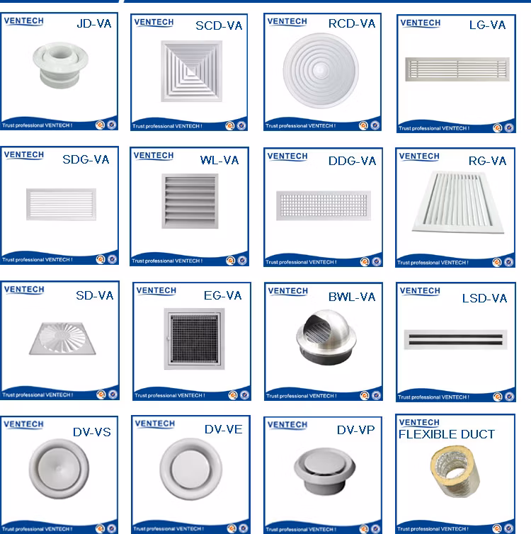 China Factory Price Removable Core Disc Valve Return Air Diffuser