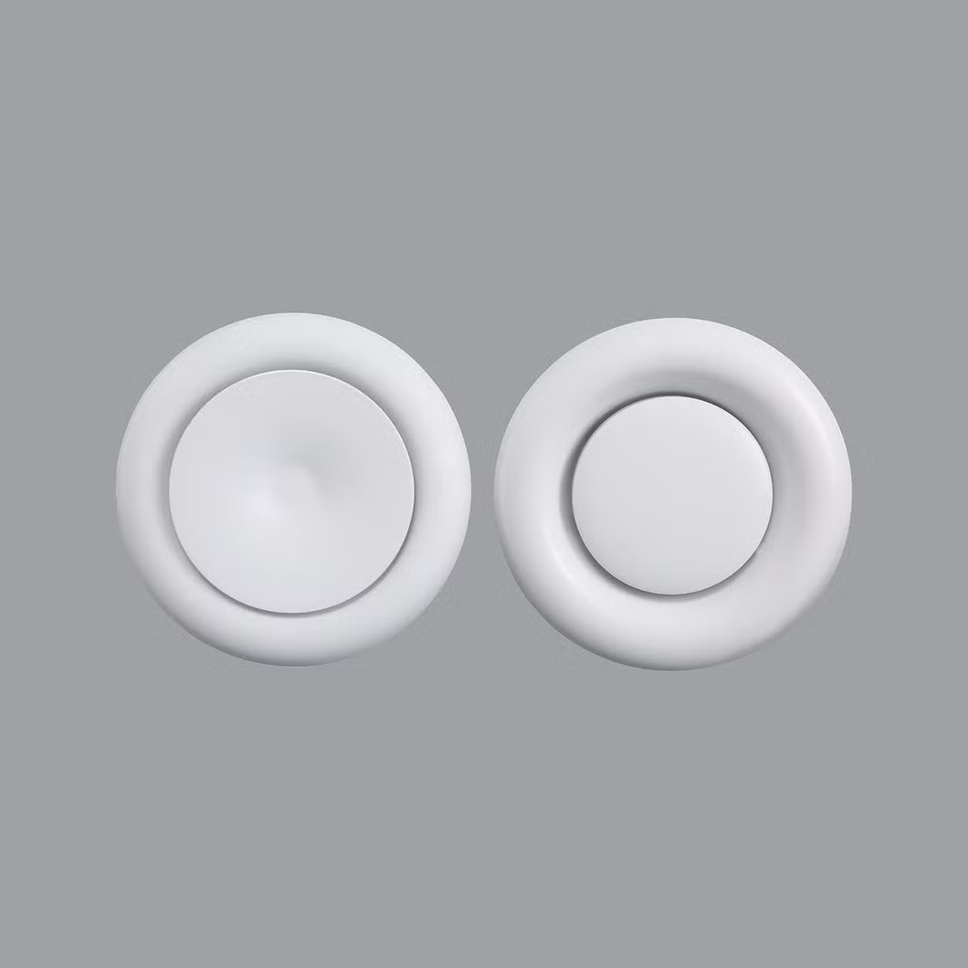 Round Ceiling Diffuser Supply Disc Valve Air Diffuser