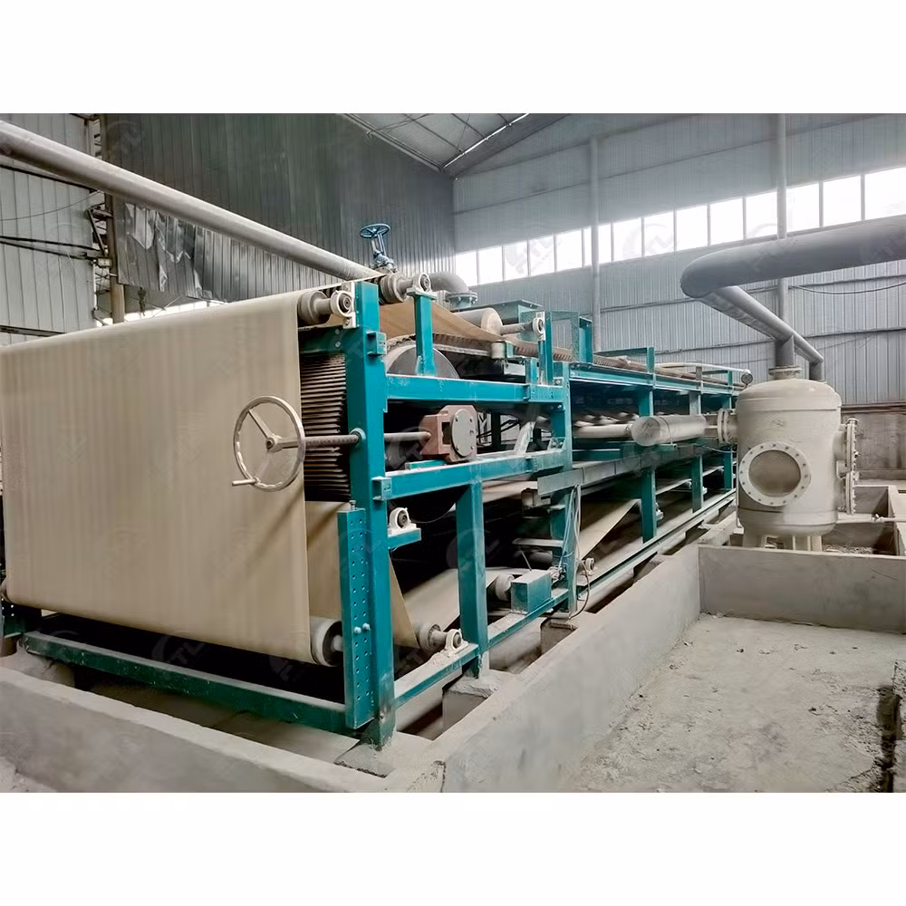 Gold CIP Cil Vacuum Belt Filter for Gold Mineral Solid Liquid Separating Plant
