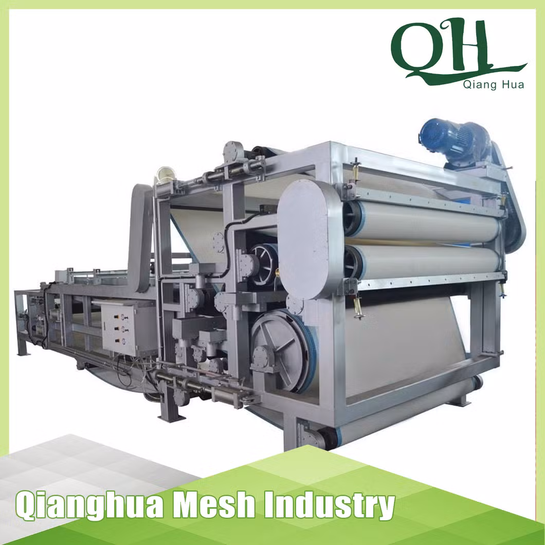 Sludge Dewatering Belt Chemical Waste Water Filtration Sewage Treatment Filter Press System