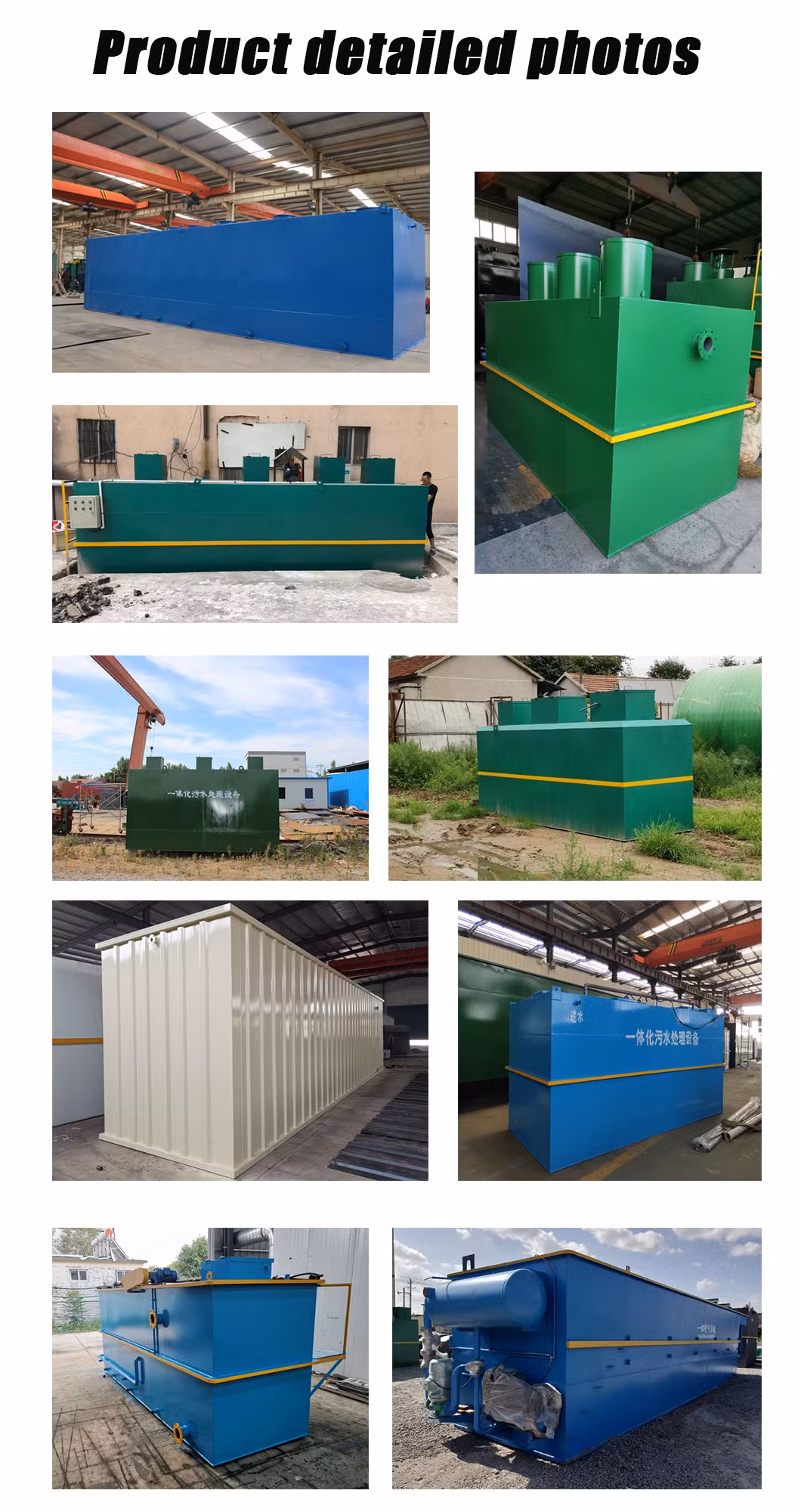 Sanatorium/Family Farm/Community/Hotel Sewage Treatment Plant Price/ Mbbr/ Mbr