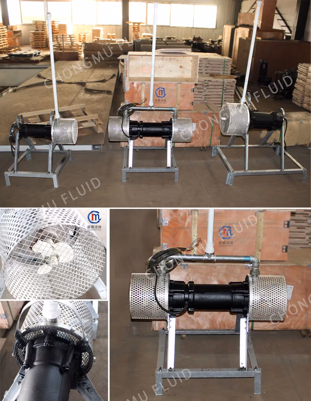 High Efficiency Air Inputting Equipment Submersible Jet Aerator in Aerobic Tank for Sewage Treatment Process