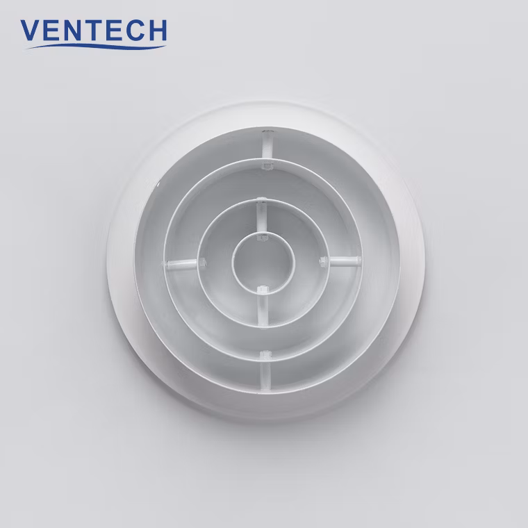 Return Air Aluminum Jet Nozzle Round Ring Jet Diffuser