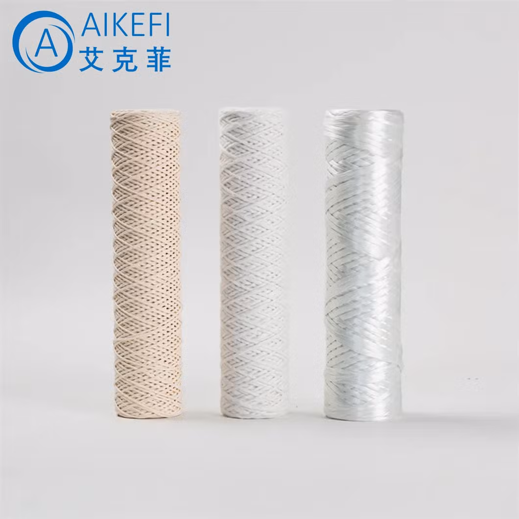 Long Service Life PP Filter Material Wire Wound Water Filter for Chemical Industry and Oil Industry