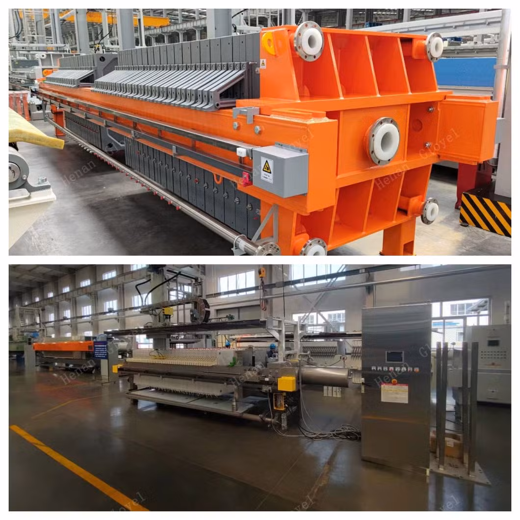Plate and Frame Solid-Liquid Separation Filter Press for Textile Sludge
