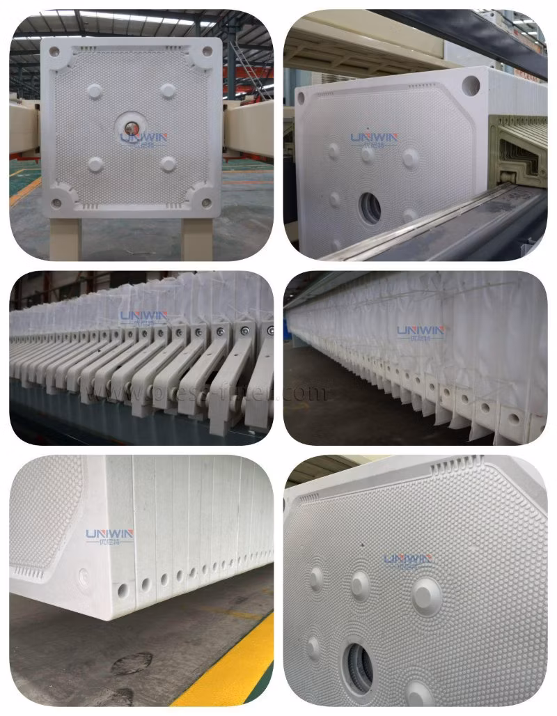 Uniwin Filter Press Filter Press for Waste Water Treatment in Food Industry/ Plate and Frame Filter Press Chamber Filter Press Diaphragm Filter Press Automat