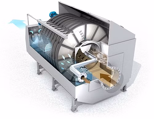 China Famous Automatic Qkzp Micro Mesh Filter Device Rotary Disc Filter Screen for Sewage Wastewater Treatment Filtration