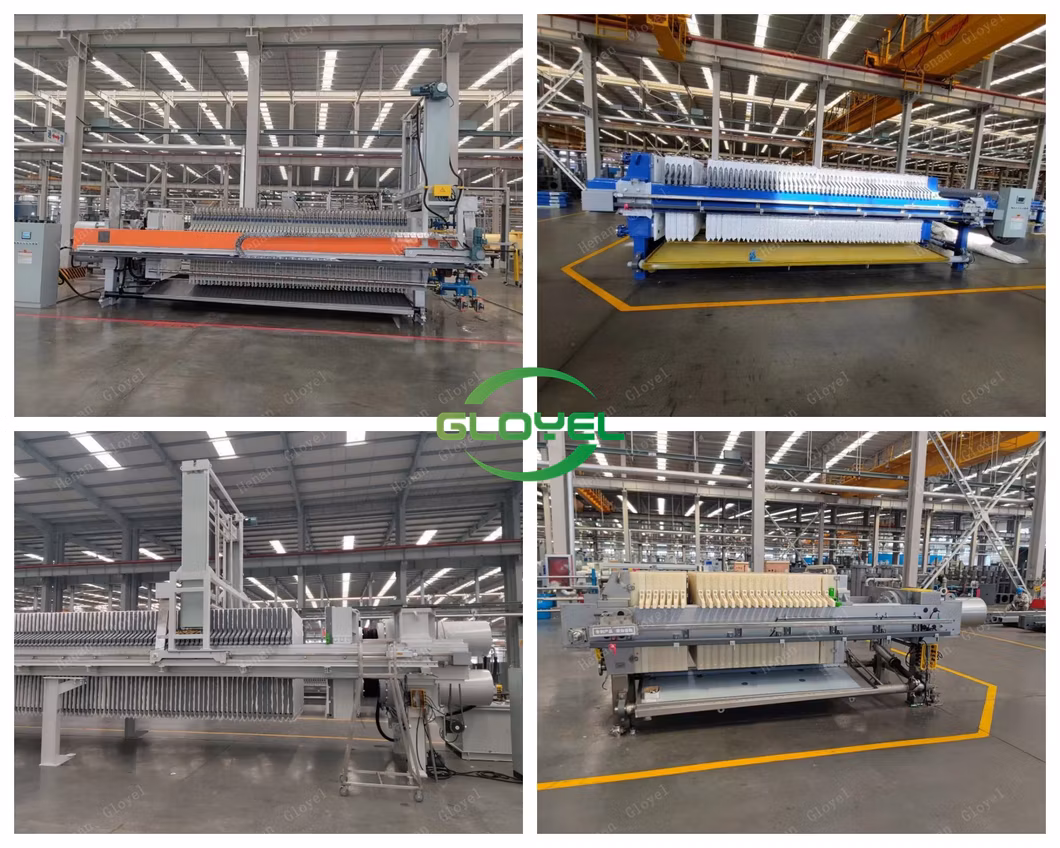 Large Industrial Slurry Plate and Frame Filter Press Machine for Sale