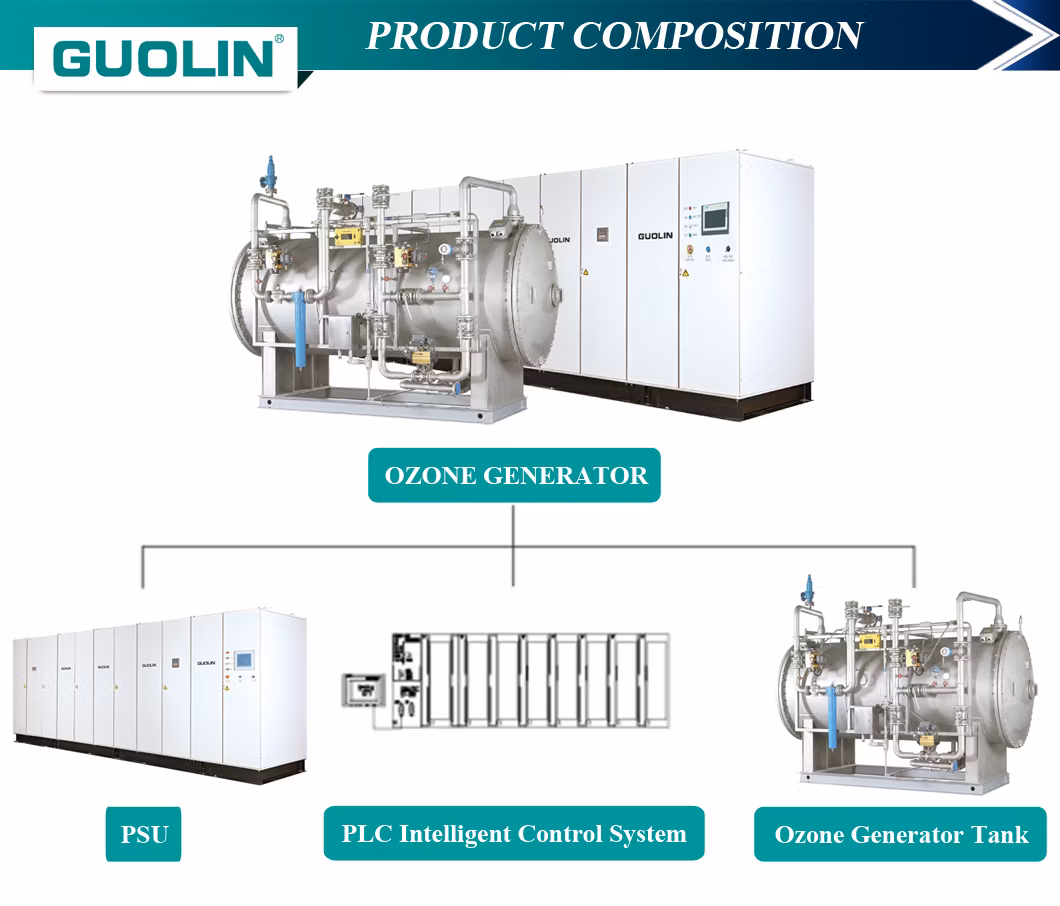 Oxygen Source Large Ozone Machine for Industry Water Treatment Food Industry Agriculture Aquaculture