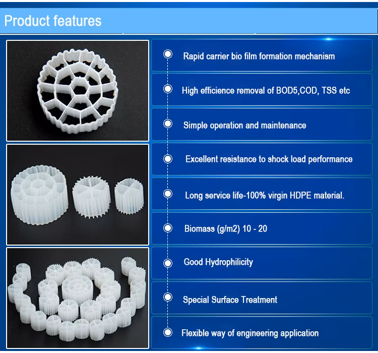 High Efficienty Aquaculture Bio Filter Balls Mbbr Bio Ball for Water Treatment