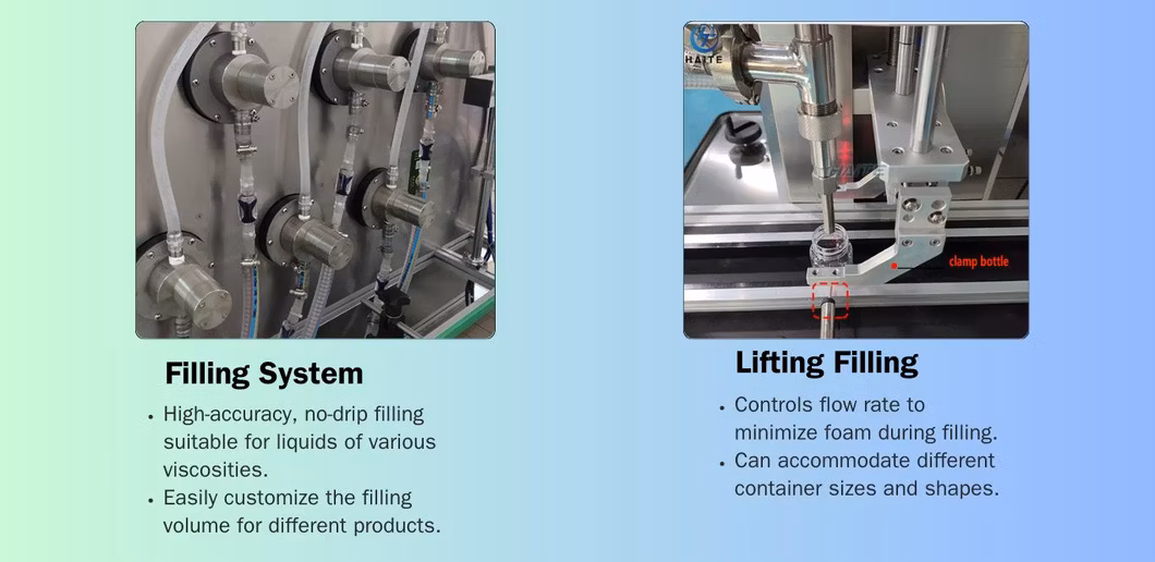 Automatic 1 Head Conveyor Gear Pump Cosmetic Cream Dosing Filling Machine Equipment for Jar Bottle