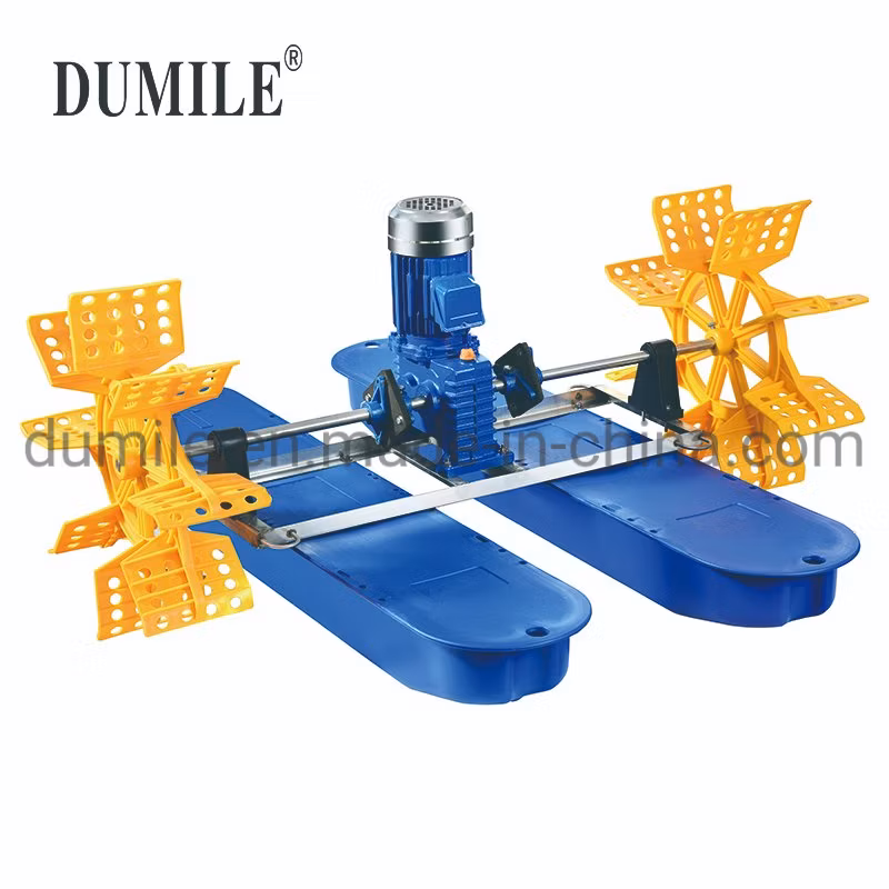 Discount 2/4 Impeller Aquaculture Machine SS304 50Hz/60Hz 1HP/2HP Paddle Wheel Aerator for Fish Pond Oxygen
