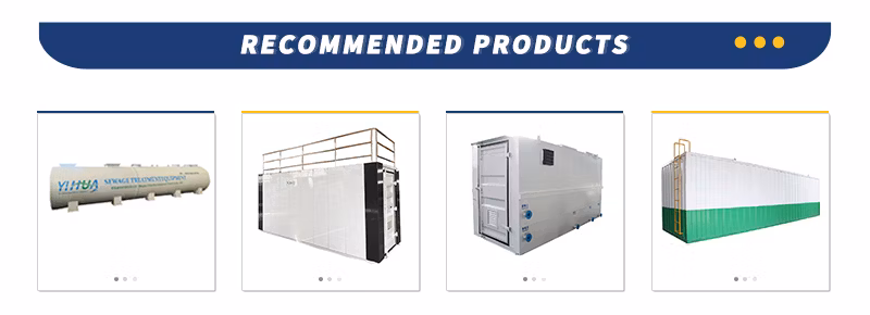 Sewage Purification System Mobile Package Wastewater Treatment Plant Farms Mbbr Wastewater Treatment System